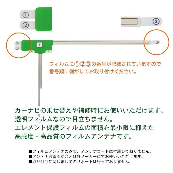 送料無料 両面テープ付 ナビ載せ替え、地デジ 補修 即決価格 新品 汎用/クラリオン パナソニックL型フィルム+両面テープ NX712W G11MO44C_画像3