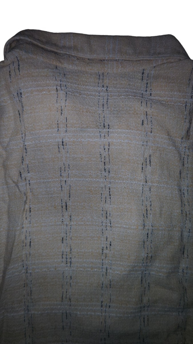 レア!ヴィンテージ 50s 変形 プルオーバーシャツ ビンテージ ロカビリー ネップ アトミック エルヴィス 50年代 ウエスタン ビッグサイズの画像8