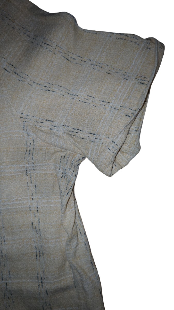レア!ヴィンテージ 50s 変形 プルオーバーシャツ ビンテージ ロカビリー ネップ アトミック エルヴィス 50年代 ウエスタン ビッグサイズの画像5