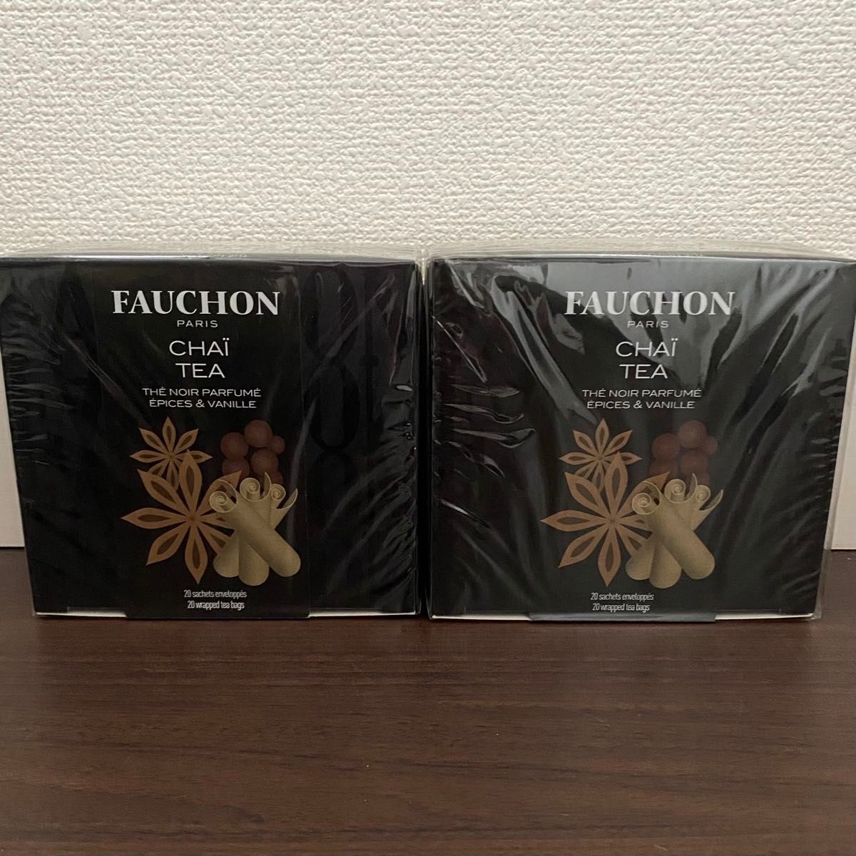 【フォション】紅茶　ティーバッグ（チャイ）　20袋入り　2箱