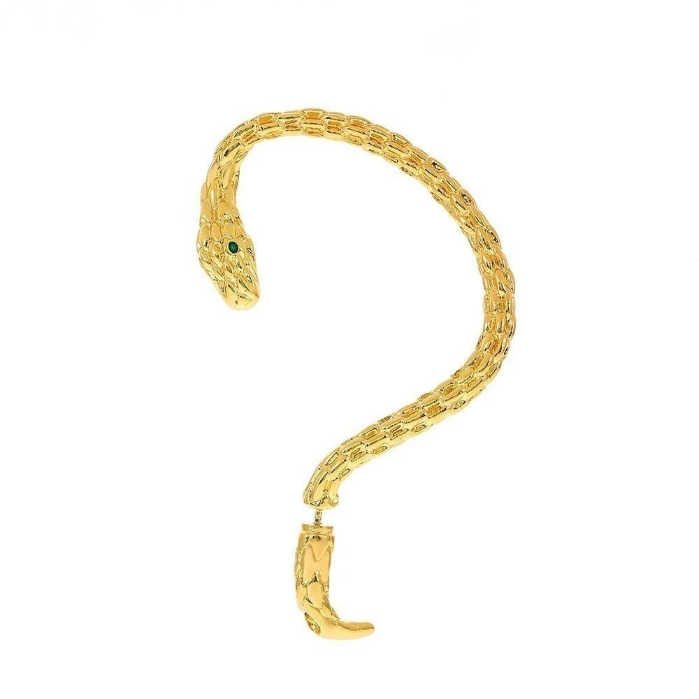  イヤーカフ 個性的 ゴールド 蛇  ヴィンテージ  片耳 レトロ ユニセックス
