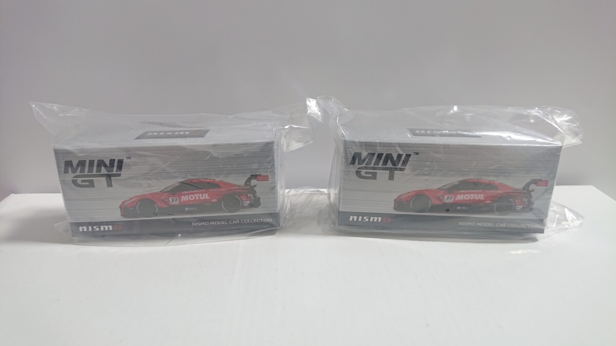 2台セット 未開封 ニスモフェスティバル 2023 限定 MINI GT 日産 MOTUL AUTECH GT-R 2021 R35 1/64 スーパーGT nismo SUPERGT GT500の画像1