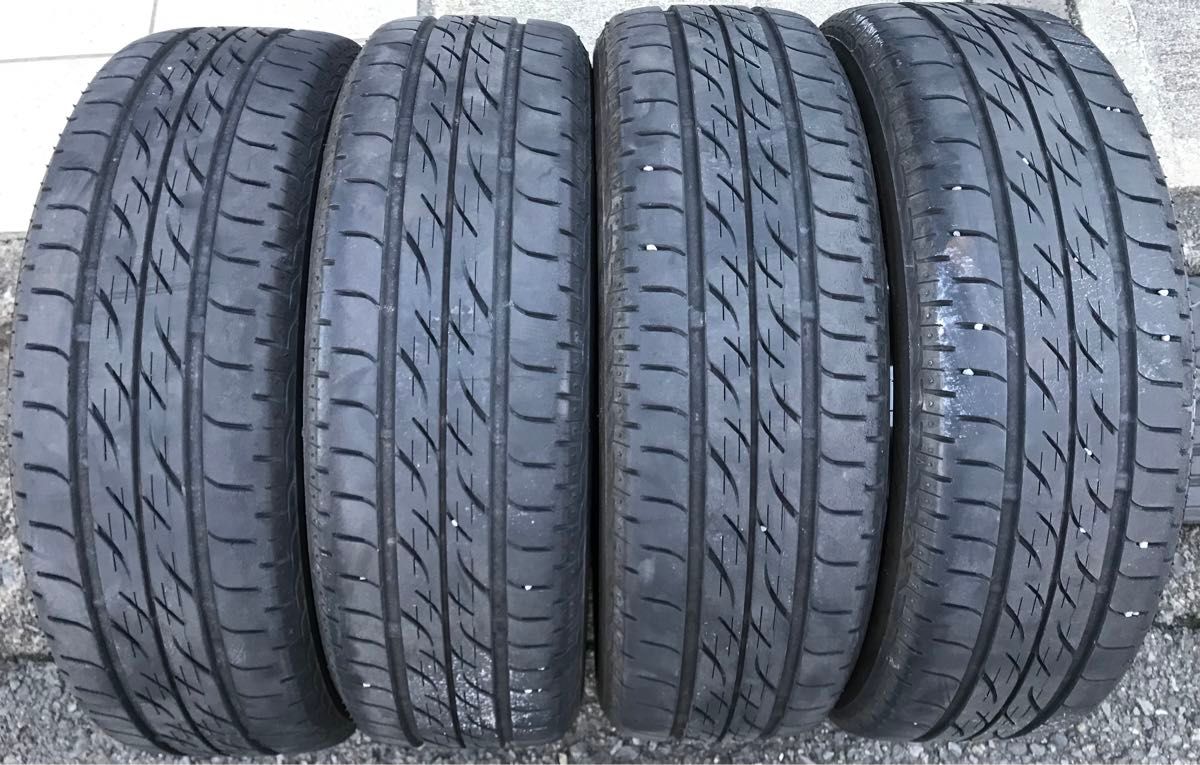 【送料込み】美品 ダイハツ純正 タントカスタム 15インチアルミタイヤホイールセット 165/55R15×2本セット No.2