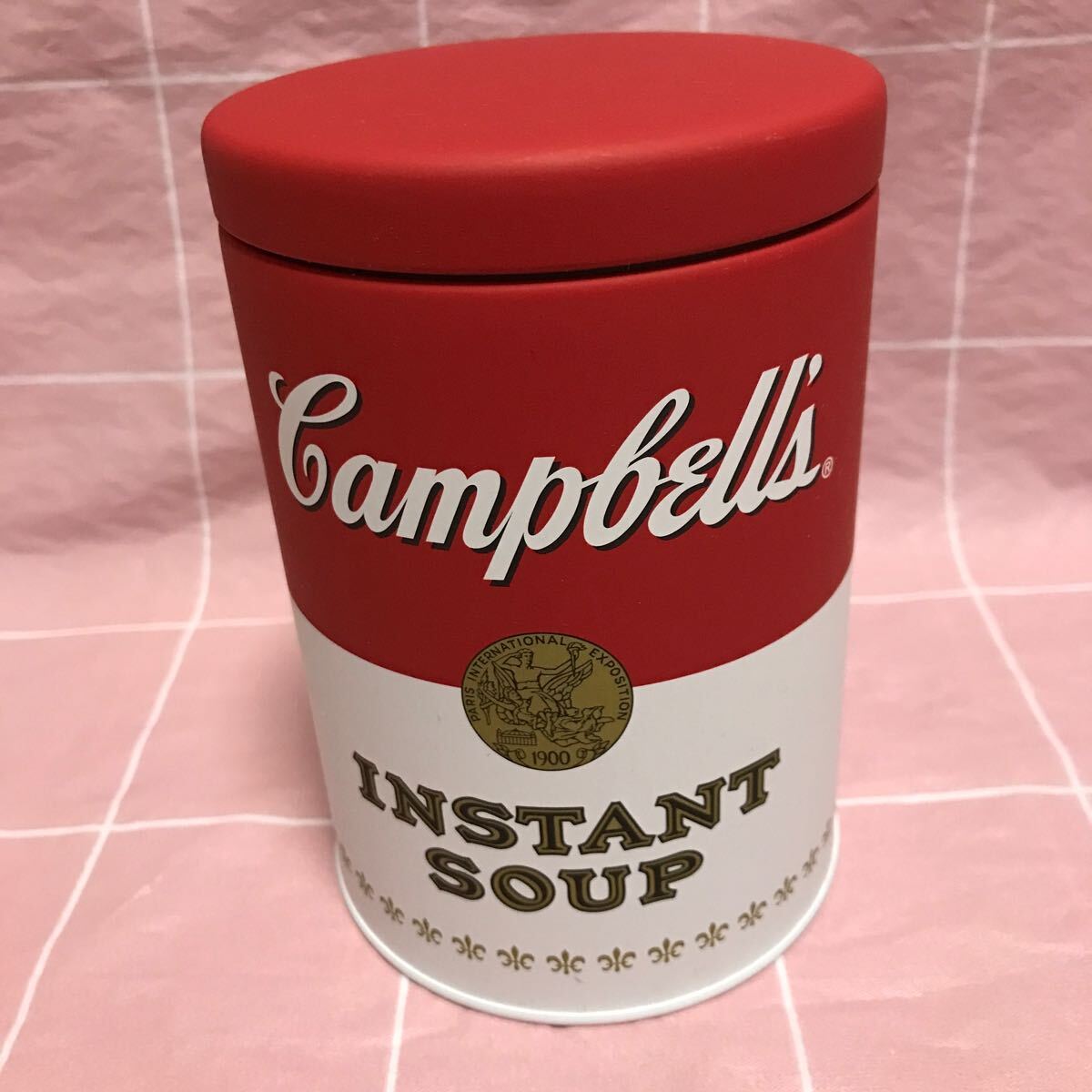 キャンベル　キャニスター缶　キャンベルスープ缶　缶のみ　カルディ　限定_画像1