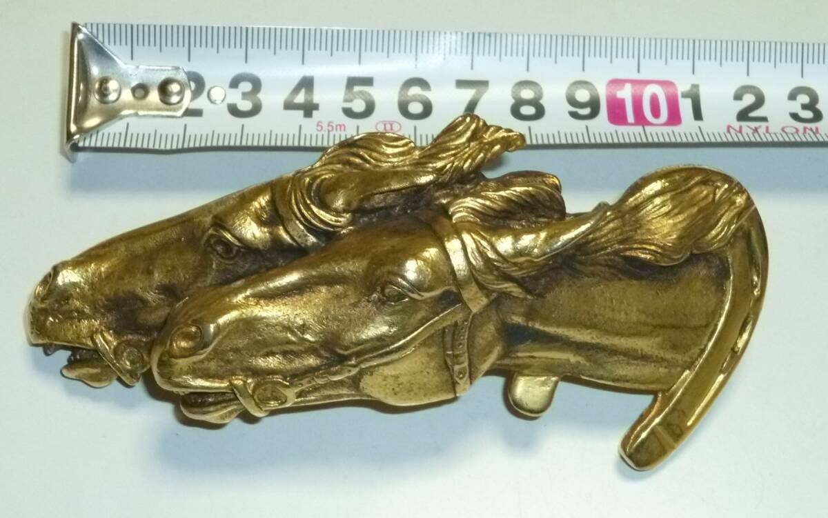  Gucci belt buckle hose horse 171g MADE IN ITALY superior article 