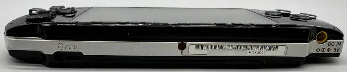 y1454TT ジャンク ゲーム機 ソニー SONY PSP本体 PSP-3000 バッテリー膨張有り ACアダプター 電源コード付き ピアノブラック 動作未確認の画像3