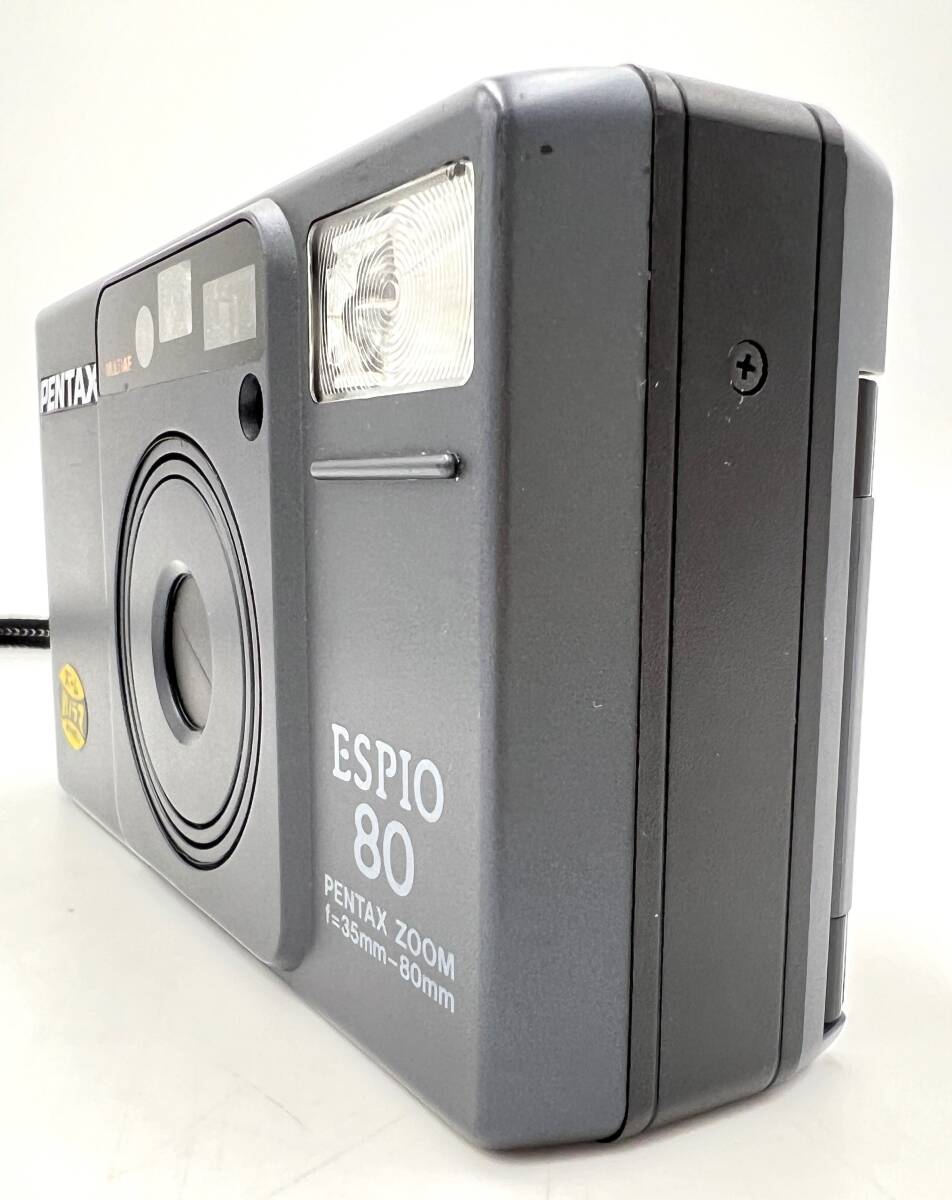 ｇ1023ＳＫ　PENTAX ESPIO 80 ZOOM 35-80mm エスピオ フィルムカメラ AFコンパクトカメラ ペンタックス※動作未確認_画像3