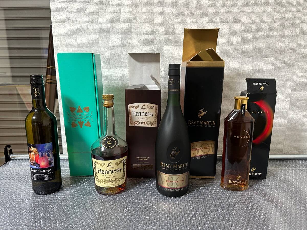 酒 11本まとめ REMY MARTIN, Hennessy COGNACなど 未開栓の画像3