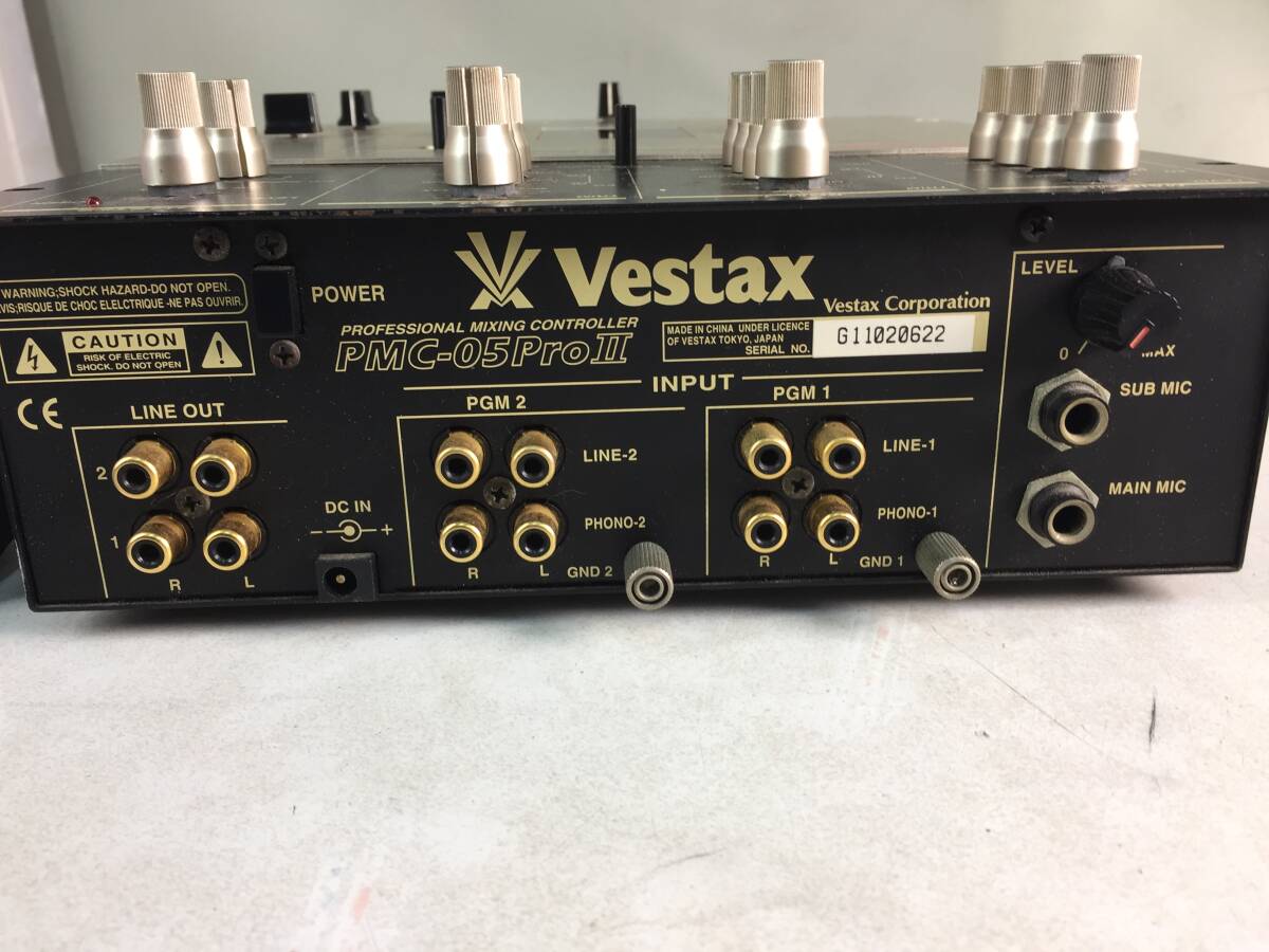  ■動作品　Vestax ベスタクス DJミキサー PMC-05ProII プロフェッショナルミキシングコントローラー■_画像6