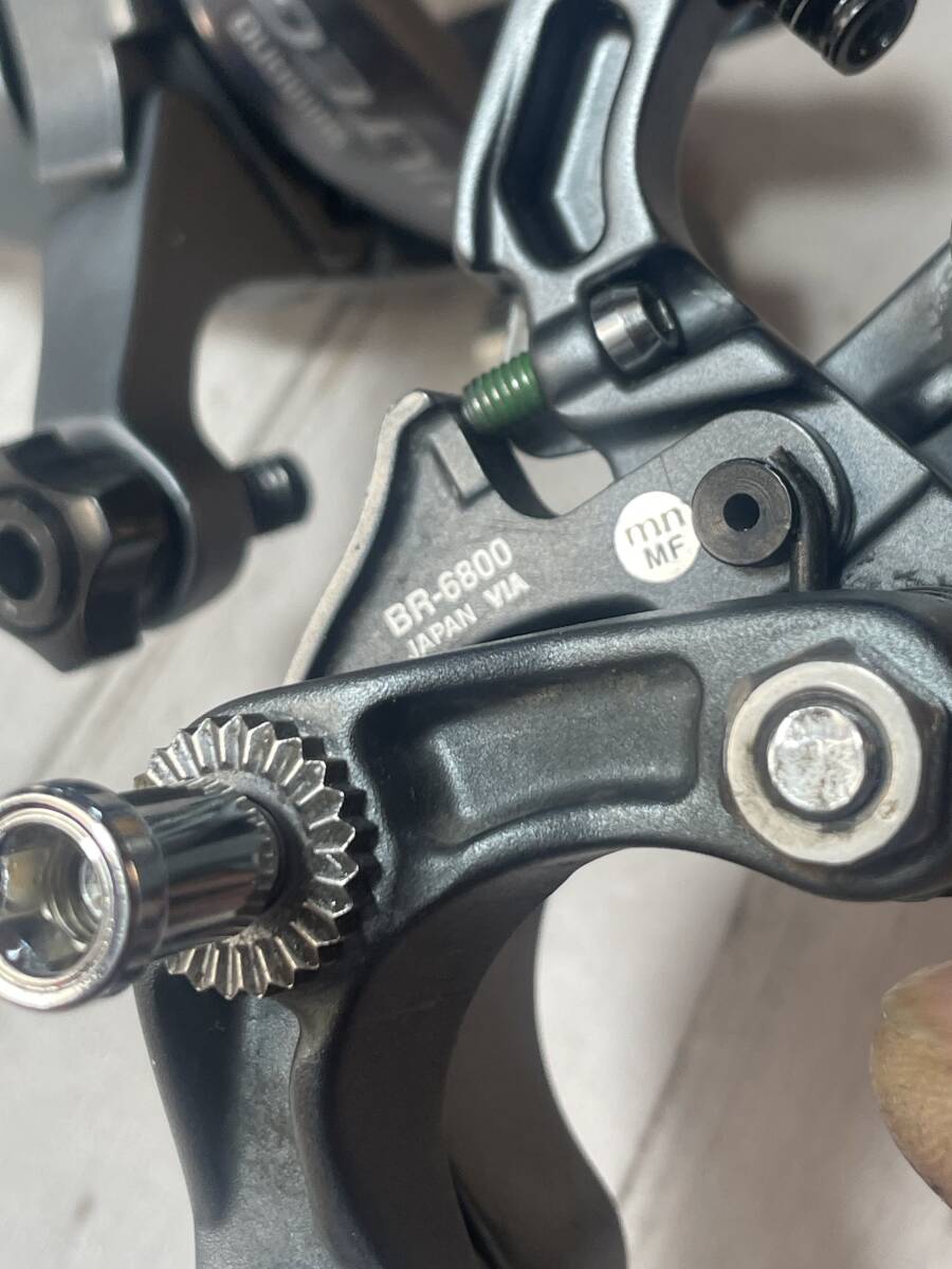 中古・良品//SHIMANO ULTEGRA//シマノ アルテグラ//BR 6800 キャリパーブレーキ 前後セット_画像9