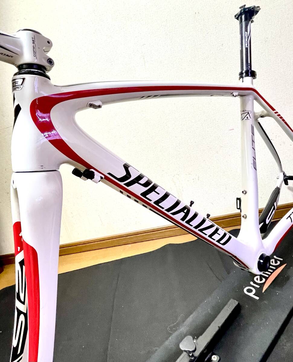 2013’s SPECIALIZED スペシャライズド//TARMC ターマック//ELITE エリート//フルカーボン フレームセット//Sサイズ//中古・美品の画像3