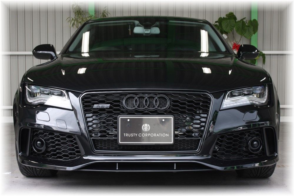 ☆2011～2015 アウディ前期A7用☆RS7Lookウレタン製フロントバンパー＆RSグリル＆リップスポイラーset☆A7S7RS7・新品 エアロ_画像2