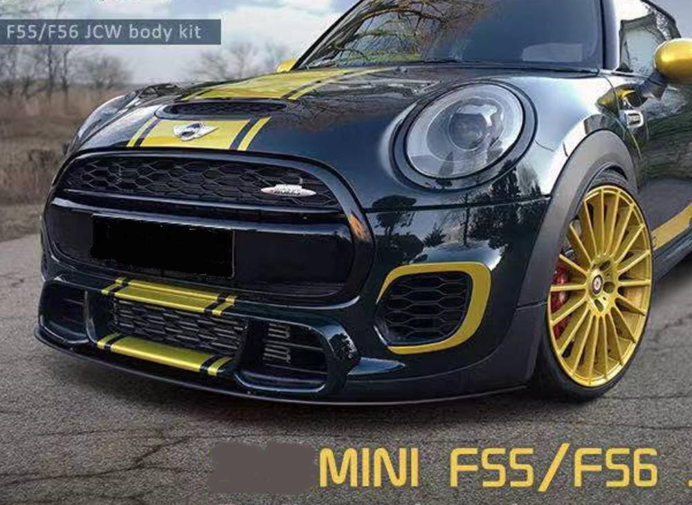 ☆ミニクーパー F55・F56 / 2014～2021☆JCW Look PP製 フロントバンパーセット・新品_画像2