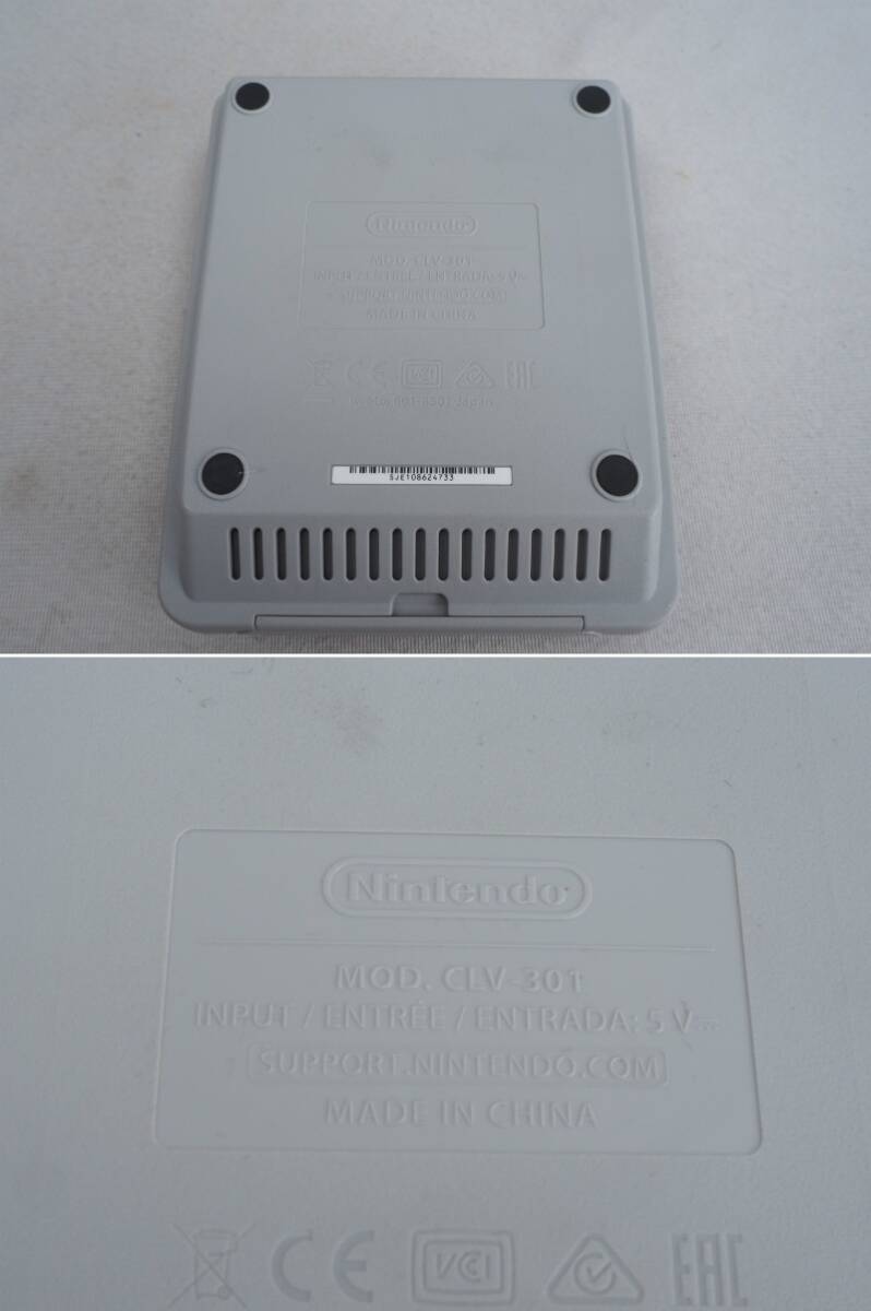 2N240424 Nintendo ニンテンドークラシックミニ CLV-301 スーパーファミコン 本体 コントローラー まとめ 現状品/通電OKの画像4