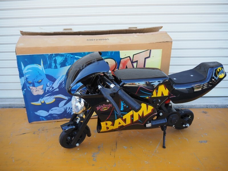4N231023 BATMAN Batman electric pocket bike ZR125 box attaching storage goods / not yet verification / Junk / present condition goods 