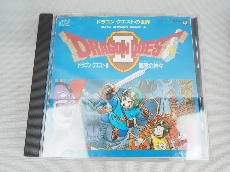 10N240510 Dragon Quest Ⅱ Ⅲ плохой .. бог . реверберация Kumikyoku CD музыка CD 2 шт. комплект ........ работоспособность не проверялась 