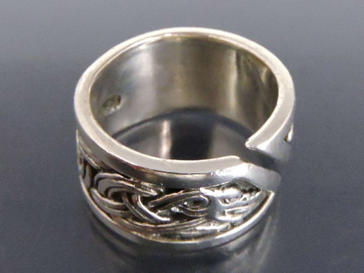  серебряный 925 кольцо кольцо plate Dragon дракон сеть . дизайн 19 номер 