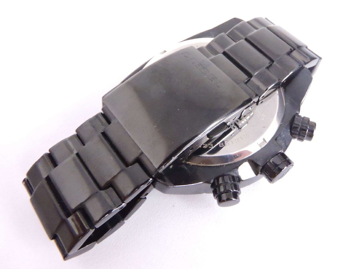 DIESEL ディーゼル OVERFLOW オーバーフロー DZ4223 クオーツ メンズ腕時計 電池交換済_画像5