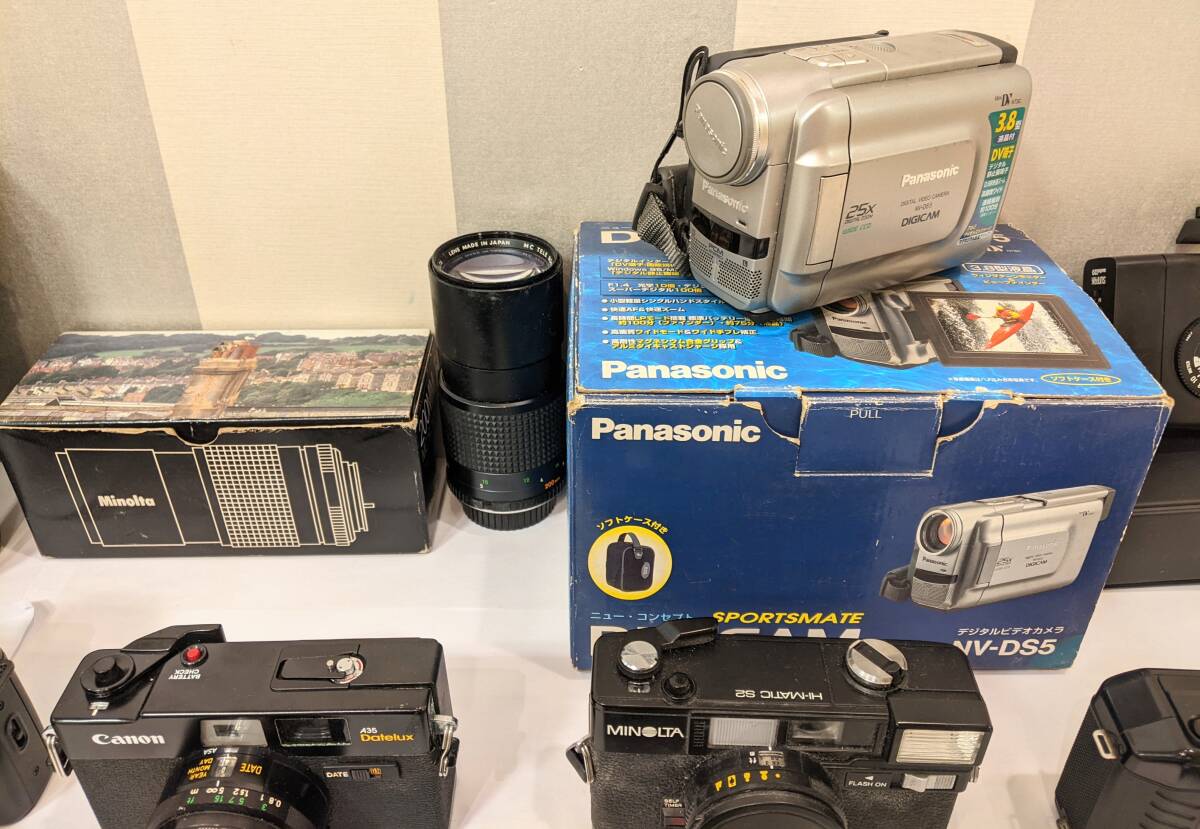 【カメラI】カメラ まとめ KODAK MINOLTA Panasonic CANON KONICA FUJIFILM FUJICA 一眼レフ デジタルカメラ コンパクトカメラ 部品取り_画像3