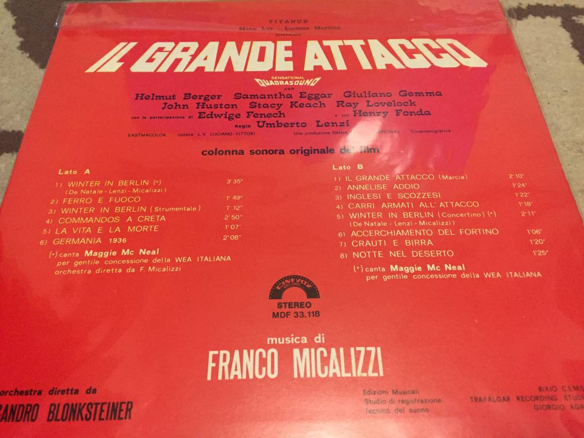 LP!! IL GRANDE ATTACCO(フランコ ミカリッツィ/イタリア盤)_画像2