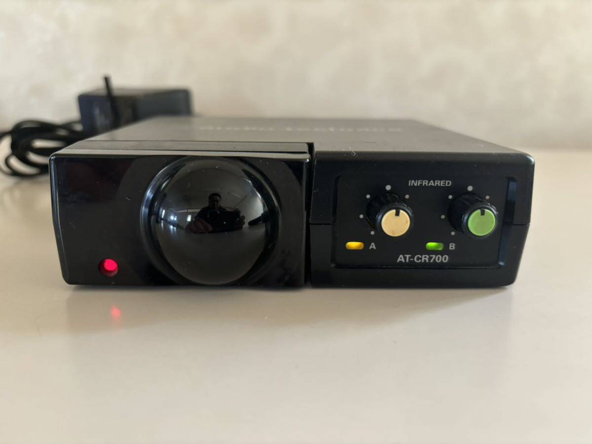 赤外線ワイヤレスマイクセット audio-technica オーディオテクニカ AT-CLM7000TA/B CR700 BC700_画像3