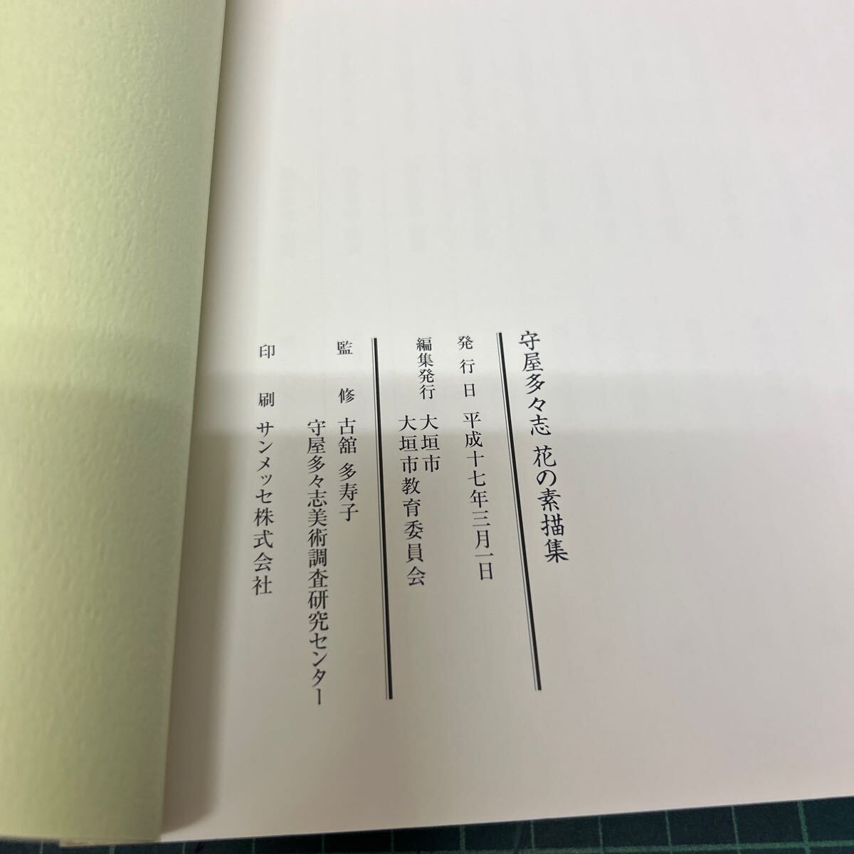 守屋多々志 花の素描集 平成17年 大垣市守屋多々志美術館 図録 作品集_画像8