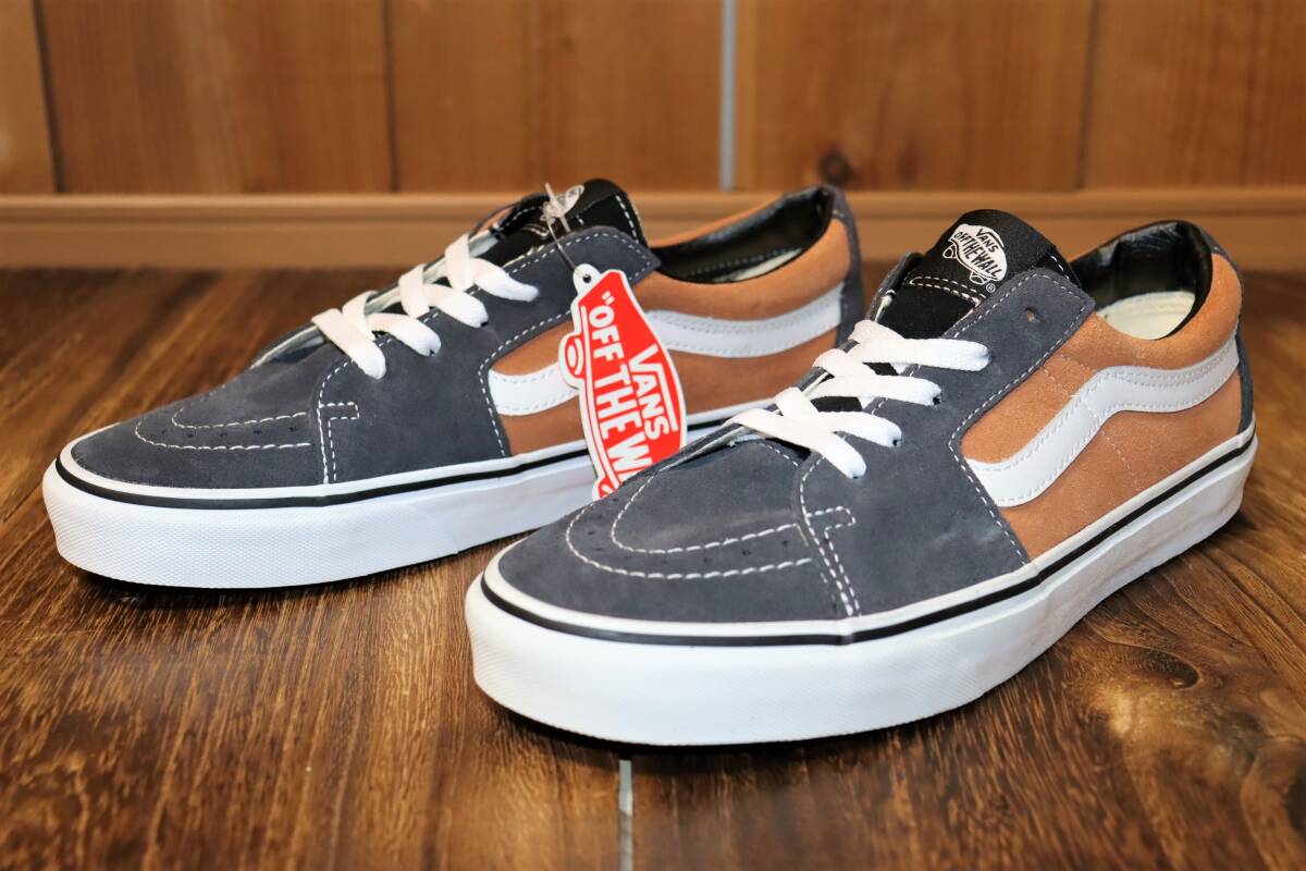 送料無料 即決【未使用】 USA企画 VANS ★ Sk8-Low (US11/29cm) ★ バンズ スケートロー 海外企画 チャコール カーキ_画像2