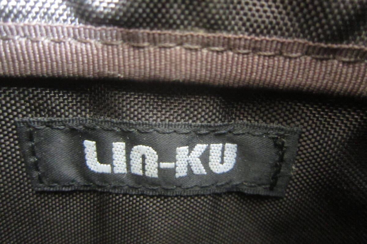 輪怐 LIN-KU リンク かばん ショルダーバッグ 豚革 牛革 日本製 赤系×黒 O2404E_画像7