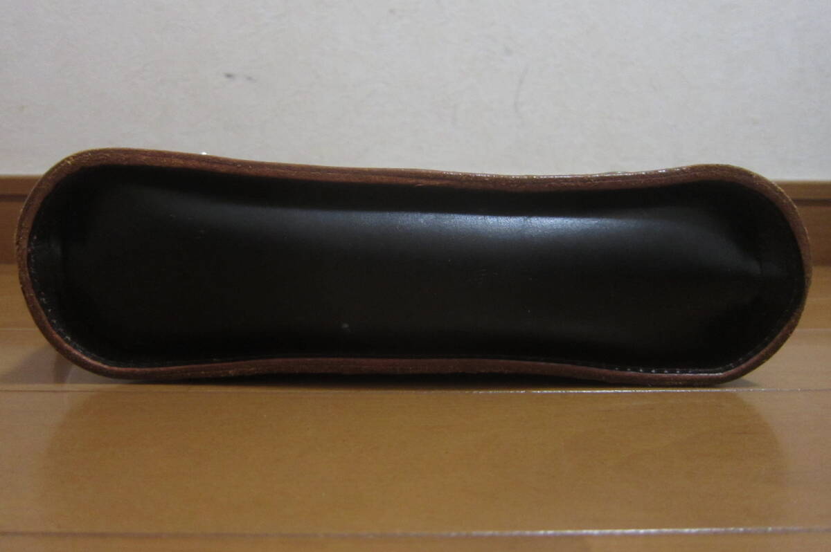 輪怐 LIN-KU リンク かばん ショルダーバッグ 豚革 牛革 日本製 赤系×黒 O2404E_画像3