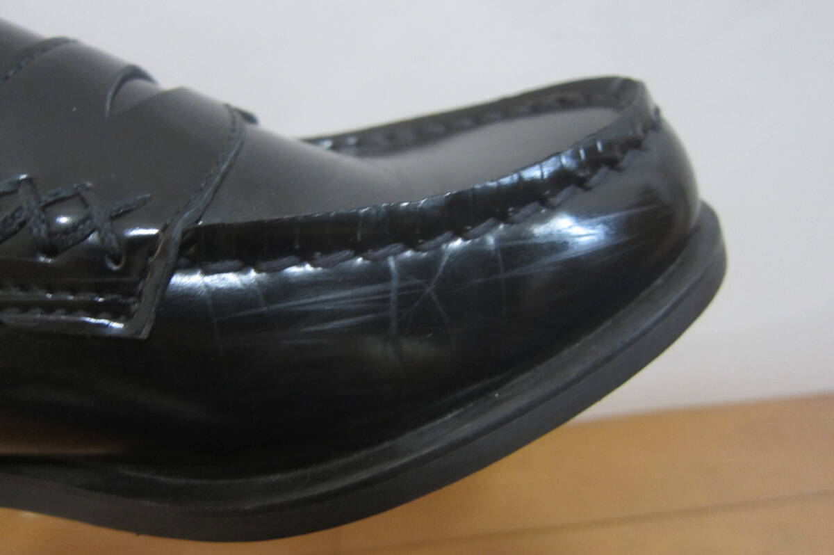 着用極少 HARUTA ハルタ School Loafers ローファー 靴 シューズ 日本製 黒 25.5㎝EEE O2405Aの画像7