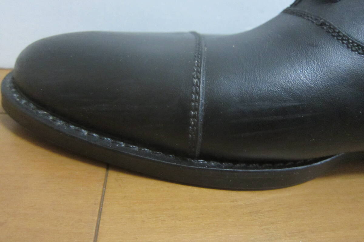 THE SUIT COMPANY ザ・スーツカンパニー 革靴 ビジネスシューズ ストレートチップ ウォータープルーフ 黒 サイズL(27.5-28㎝位) O2405Bの画像9