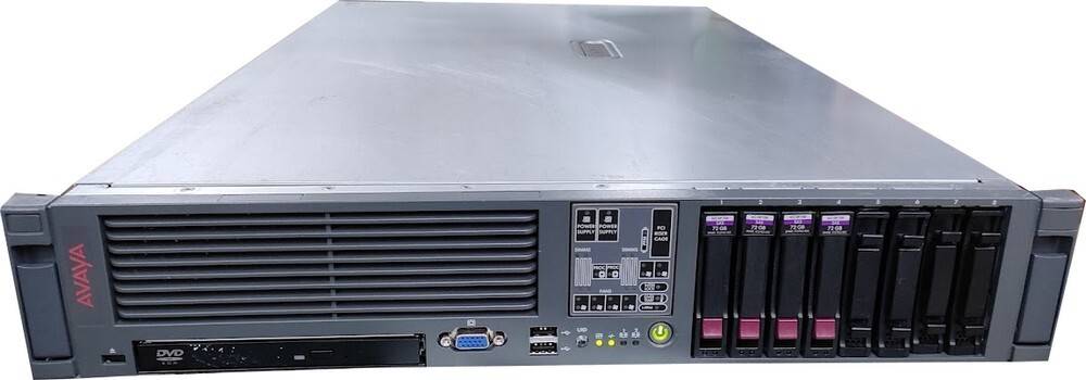 ●レア品 hp ProLiant DL385 G5 AMD 2Uラックサーバ (2コア Opteron 2216 2.4GHz/8GB/2.5inch SAS 72GB*4/RAID/DVD/CentOS 6.7)_画像1