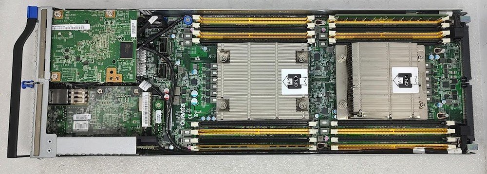 ●QuantaPlex 2U 4ノード ブレードサーバ T41S-2U [2台内蔵] (10コア Xeon E5-2630 v4 2.2GHz*2/16GB/900GB SAS*2/CentOS8.1) 200V仕様_画像7