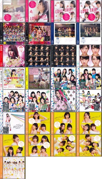 ◆訳あり新品CD★『AKB48＆板野友美・橋本環奈＆Rev.from DVL CDシングル36枚set』アイドル LOVE TRIP 君はメロディー シュートサイン★1円_画像1