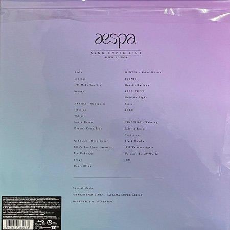 * новый товар BD*[aespa LIVE TOUR 2023 \'SYNK : HYPER LINE\' in JAPAN Special Edition / aespa]espakalinajizeru winter *1 иен 