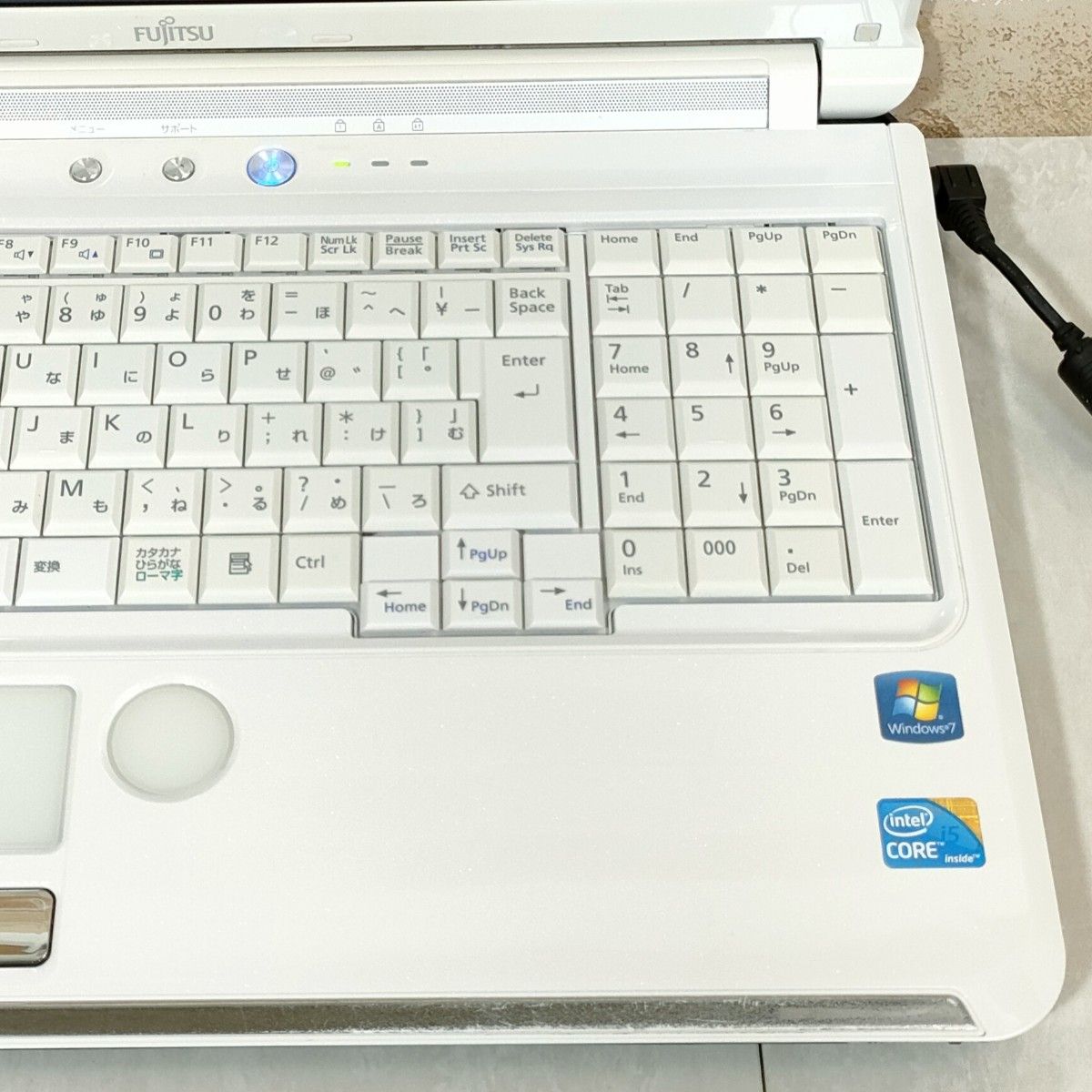 87【ジャンク】i5 HDD640GB 富士通　ノートパソコン ノートPC Webカメラ