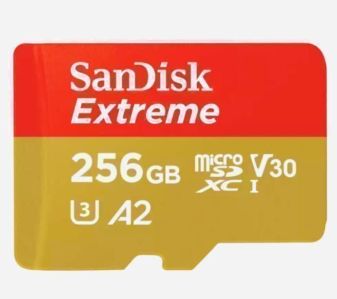 4K 対応　マイクロsd microSD 256GB エクストリーム　microSD 256GB SanDisk サンディスク Extreme _画像1