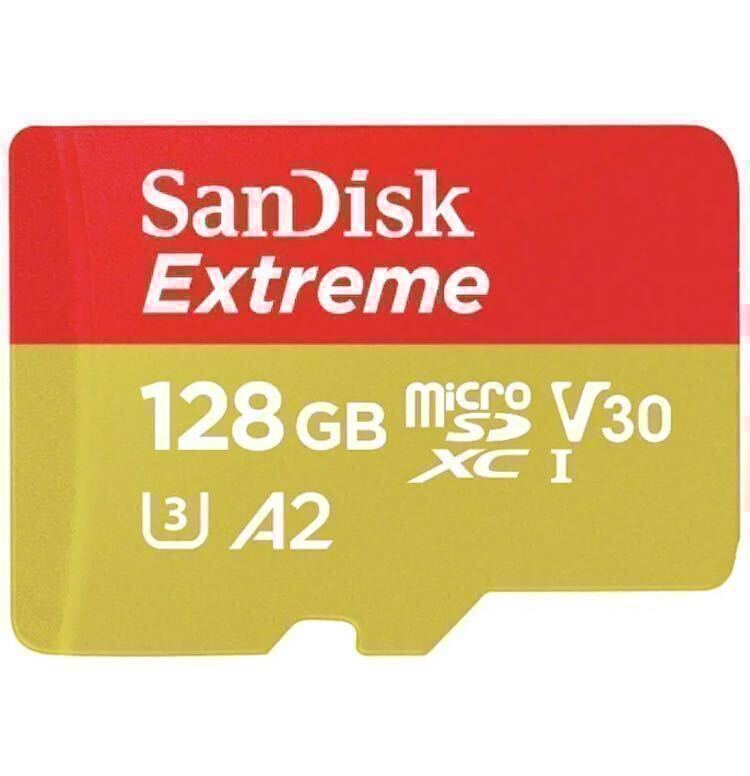4K 対応　マイクロsd microSD 128GB エクストリーム_画像1
