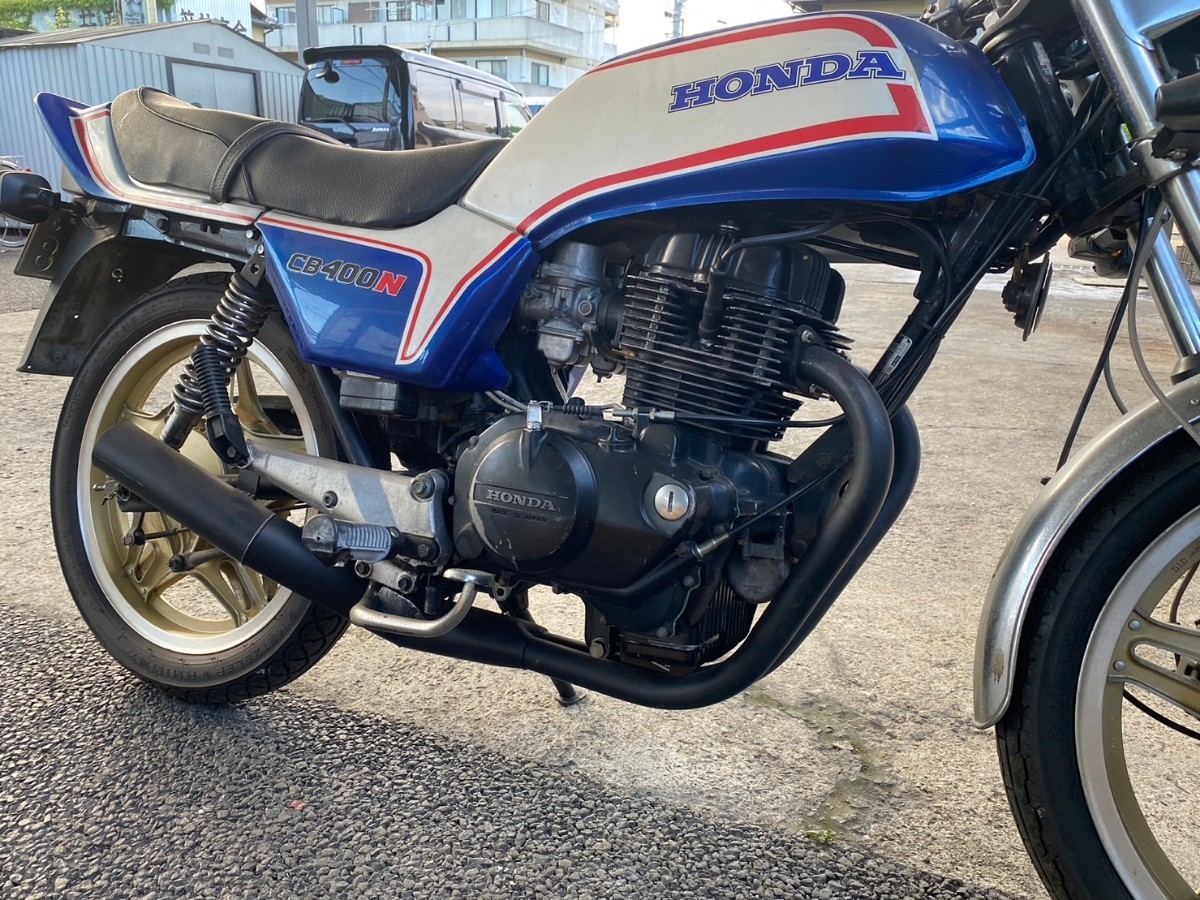 CB250N CB400N ホーク ショート管 ブラック　マフラー 新品 国内生産_画像6