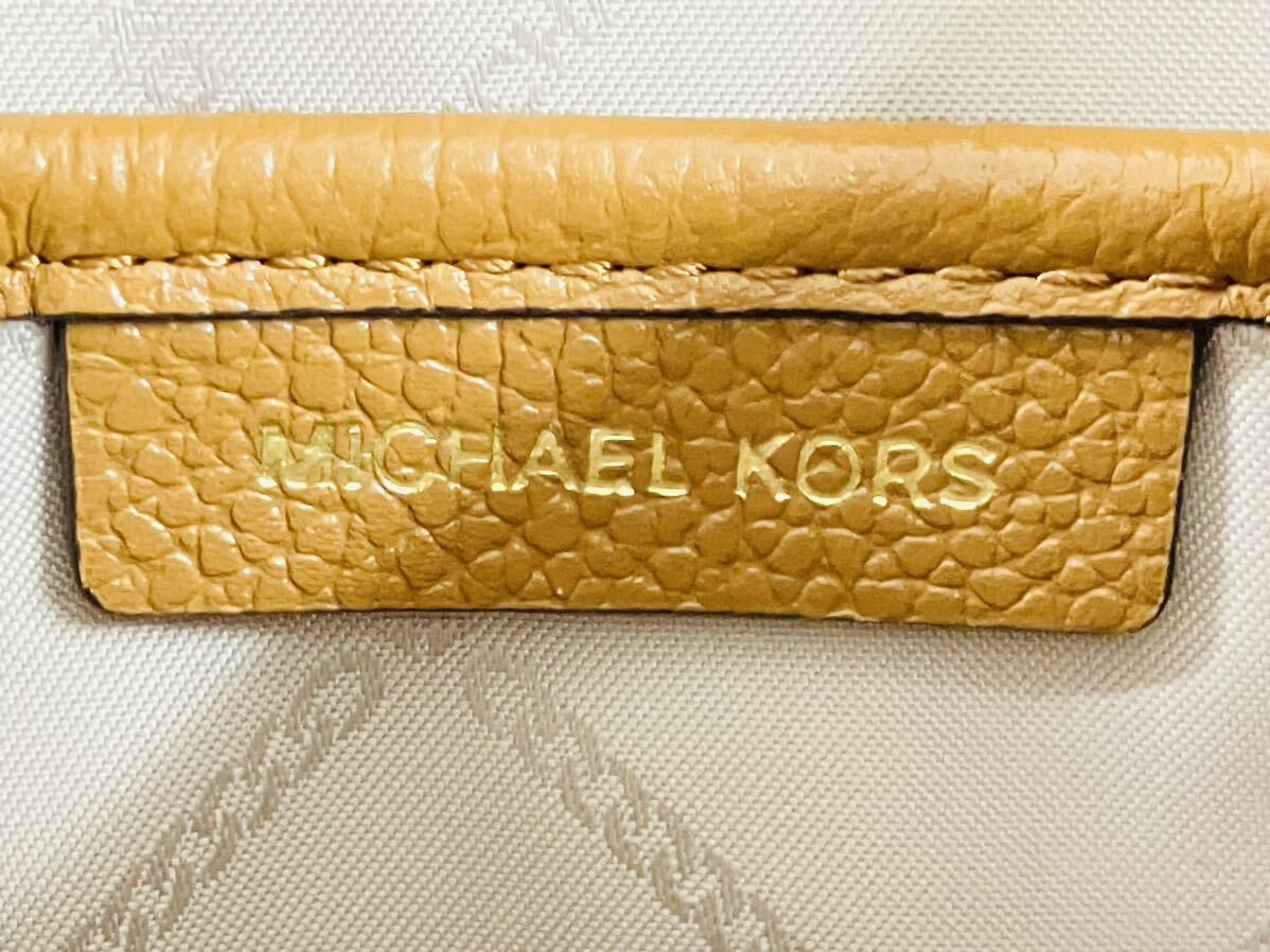 【送料無料!!美品】MICHAEL KORS マイケルコース ショルダーバッグ 32T9GF5N1L 203 ブラウン系 レディース 人気ブランド 現状品_画像10