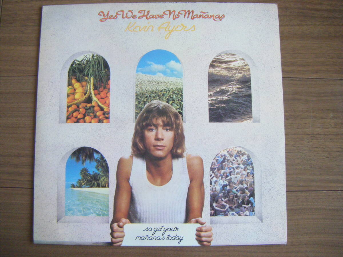 ★[英原盤] Kevin Ayers 7th美品/Yes We Have No Mananas～/Ollie Halsall/ケヴィン・エアーズ,きょうはマニヤーナで_画像1