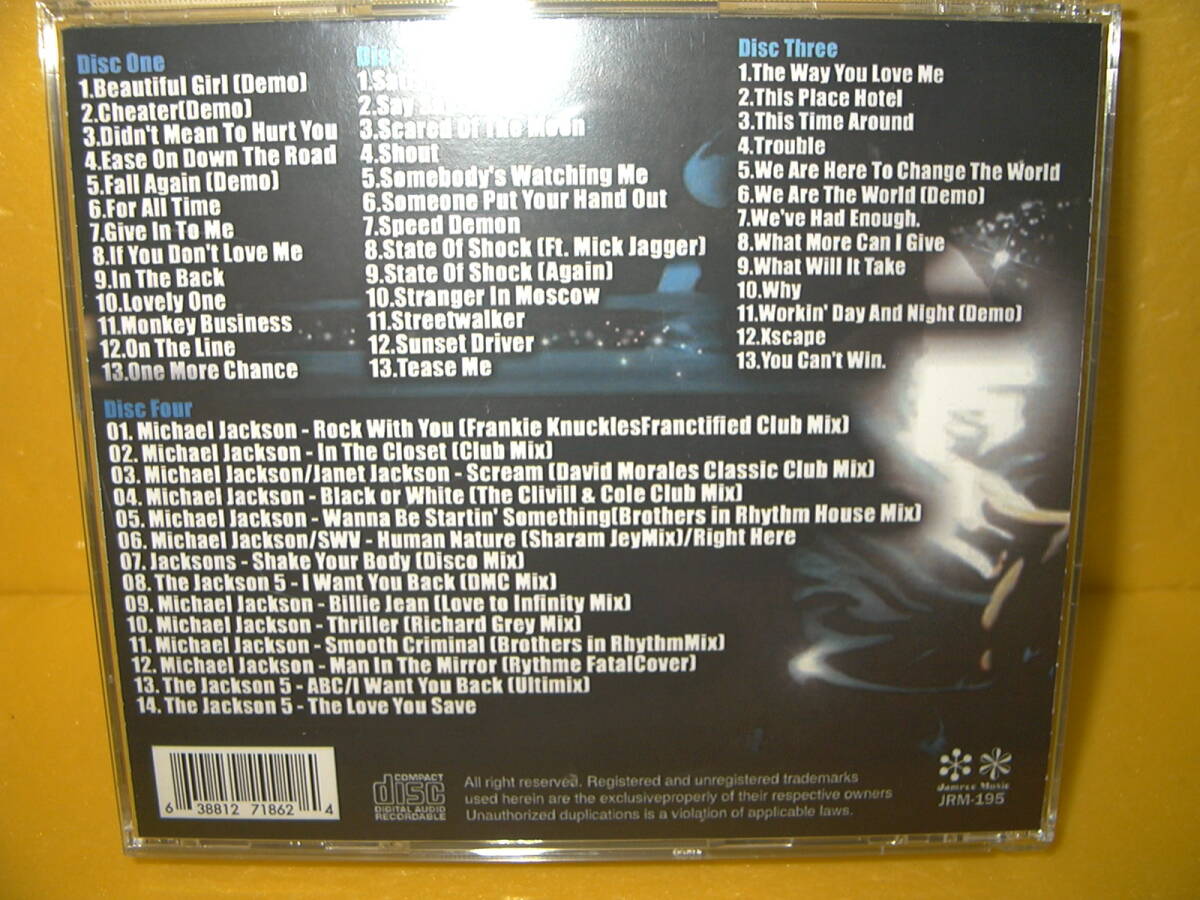 【4CD】MICHAEL JACKSON「ABC Rare Remixes,Demos and Unreleased」の画像2