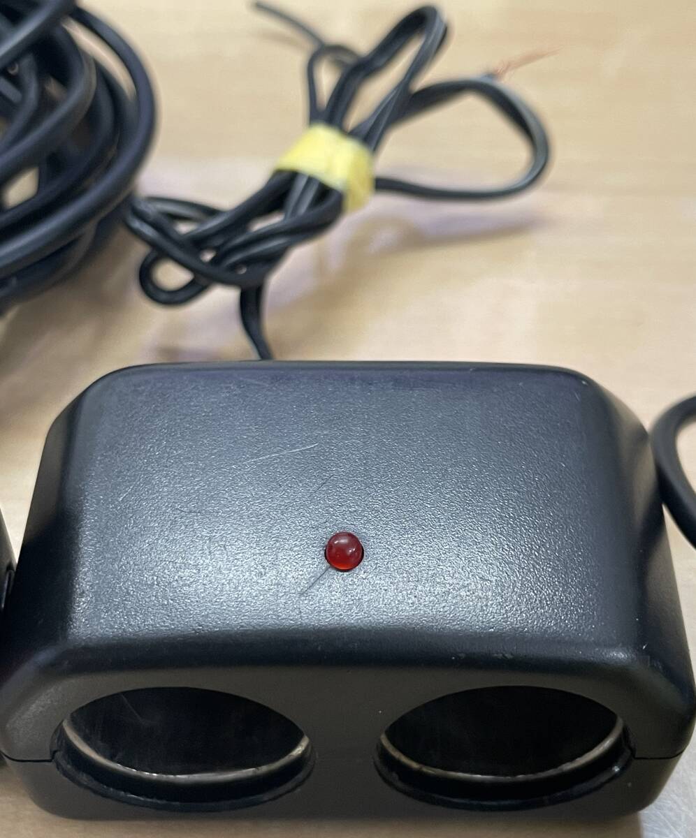 【部品取り】 ケンウッド ドライブレコーダー ＤＲＶ－６３０ ステー欠品 ユピテル DRY-mini1x 電源コード（2種）ジャンクの画像6