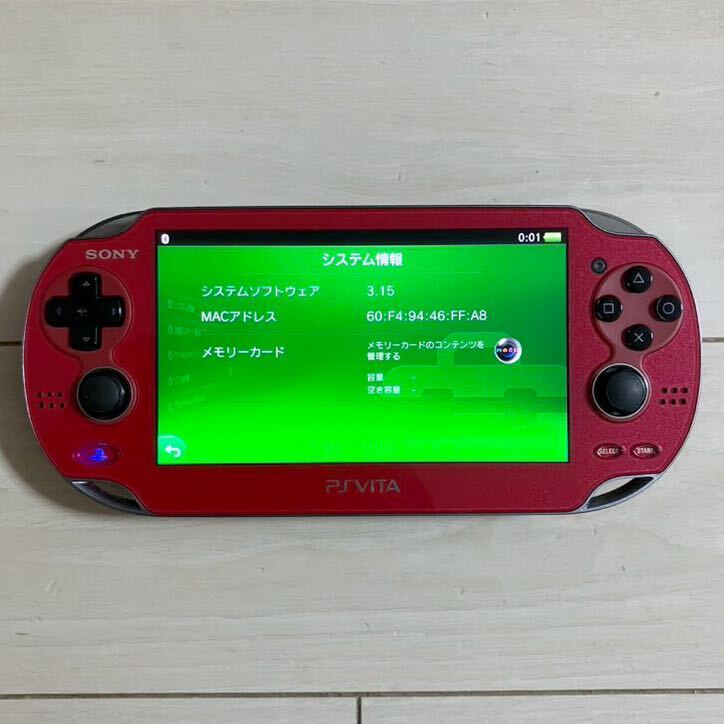 SONY PSVITA PCH-1000 ZA03 本体 wifi モデル 動作品 初期化 プレイステーション ビータ ヴィータ プレステ PlayStation ソニー 送料無料_画像2