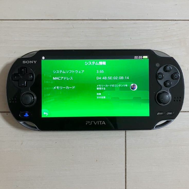 SONY PSVITA PCH-1000 ZA01 本体 wifi モデル 動作品 初期化 プレイステーション ビータ ヴィータ プレステ PS ソニー 送料無料_画像2