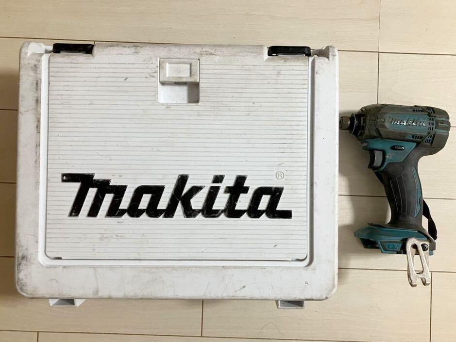 makita 充電式 インパクトドライバ TD149D 本体 動作品 純正 ケース 付き マキタ ブルー 18V 電動工具 送料無料_画像1