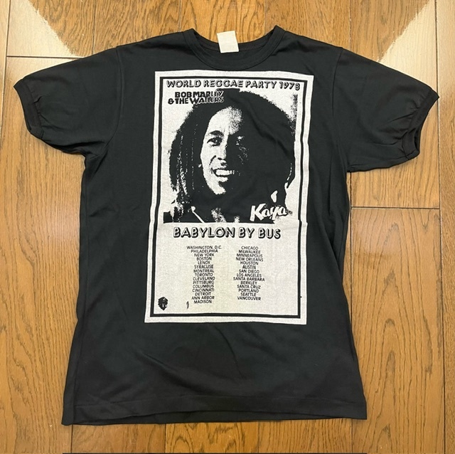 [レア] BOB MARLEY ボブマーリー Tシャツ LサイズRap tee ラップTシャツ vintage ヴィンテージ_画像1