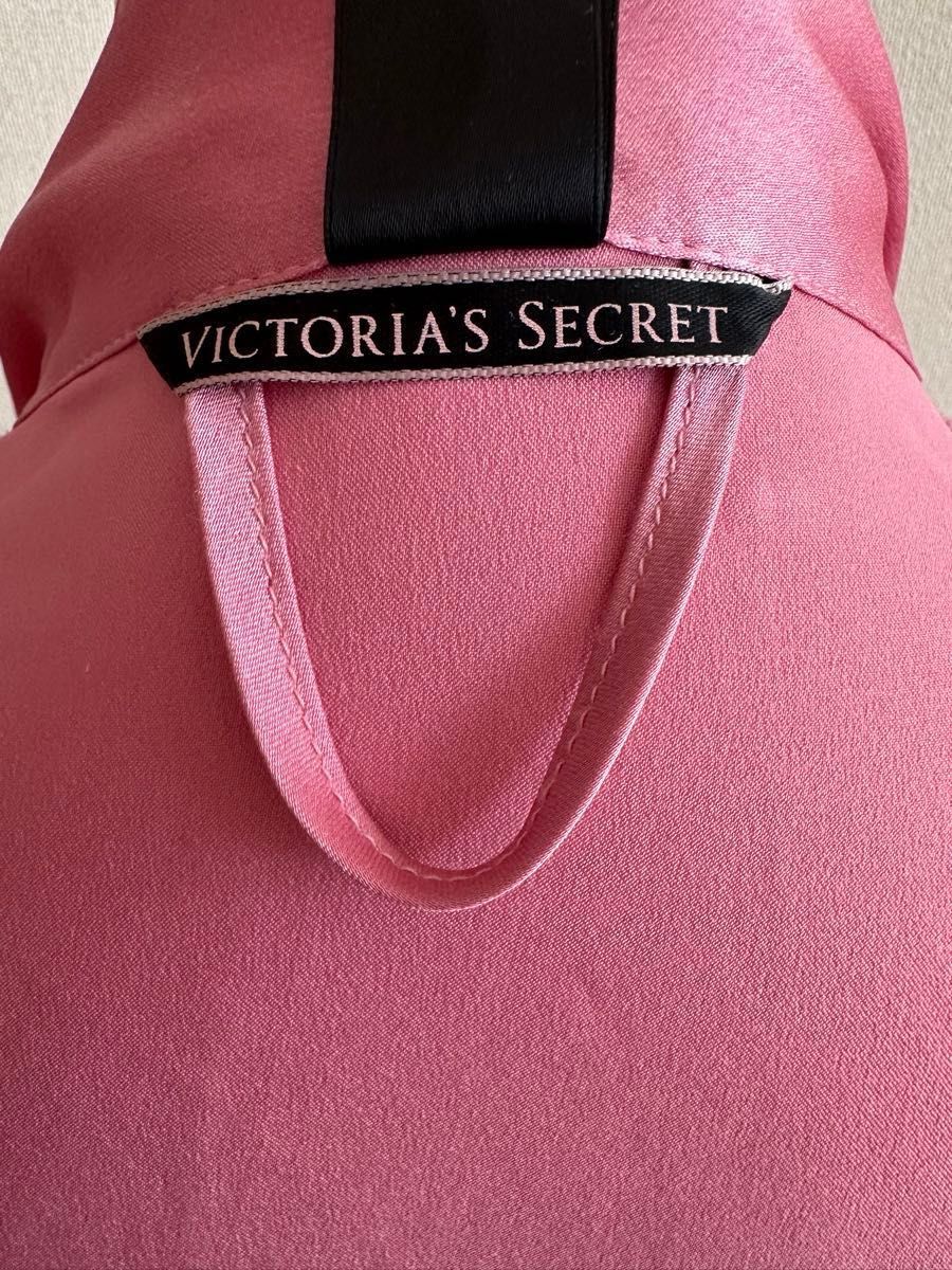 The Kimono Pink Victoria’s Secret サテン ローブ ガウン 着ヴィクトリアズシークレット