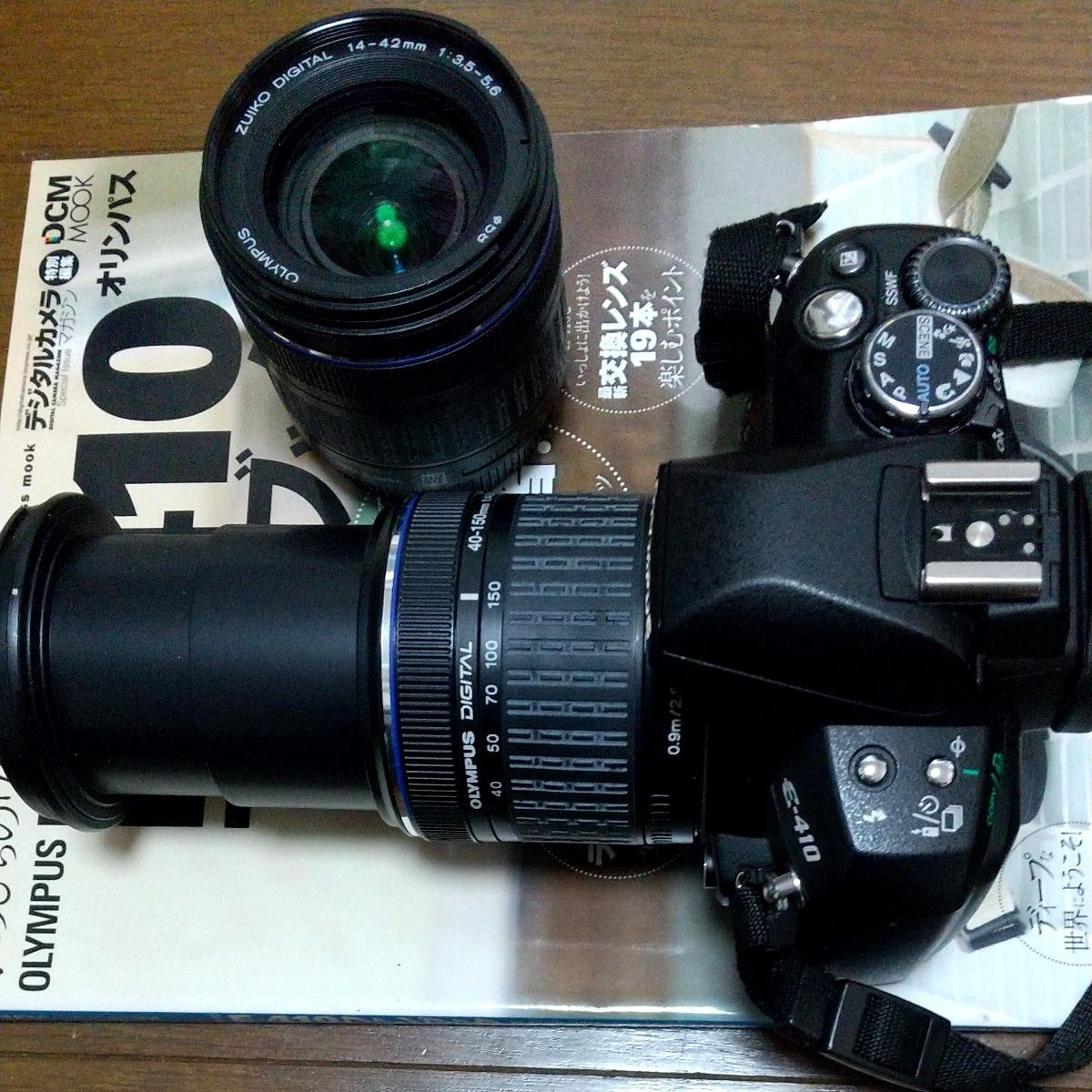 【美品】OLYMPUS オリンパス E-410 ダブルズームキット デジタル一眼レフカメラ おまけ6点付き お得なセット