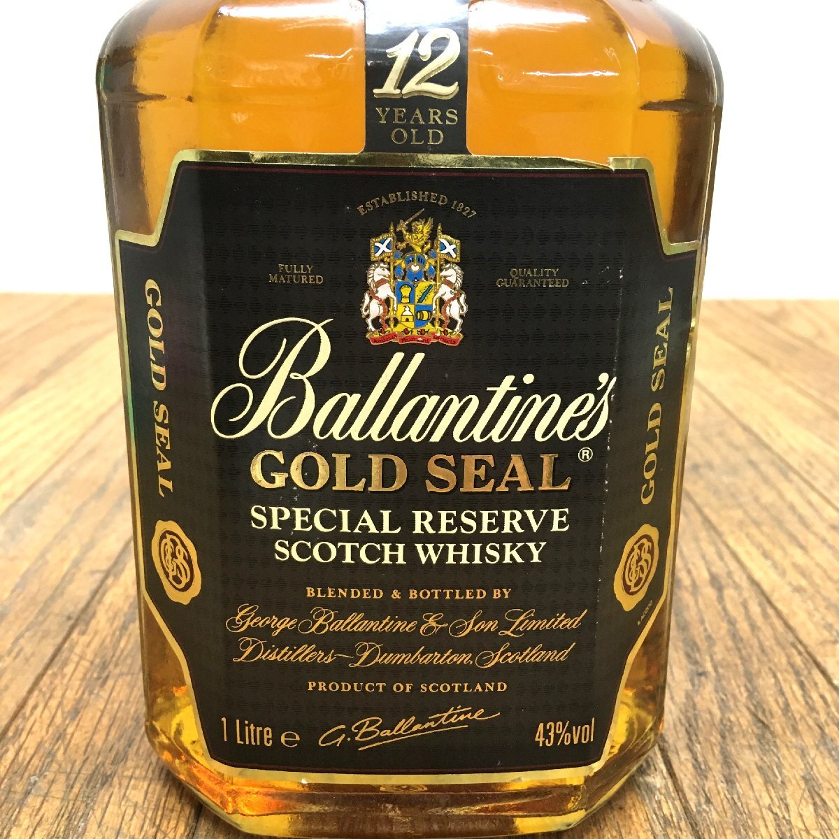 未開栓/バランタイン12年/ゴールドシール/1000ml/スコッチウイスキー/スペシャルリザーブ/ballantine/お酒/NA7の画像2